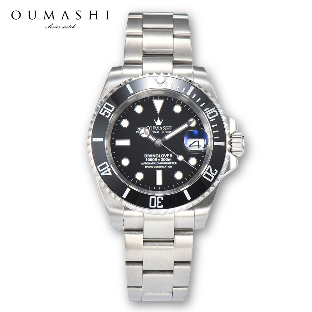 40mm saat Otomatik mekanik saa - Stainless Bracelet Diver incelemesi ve fiyatı
