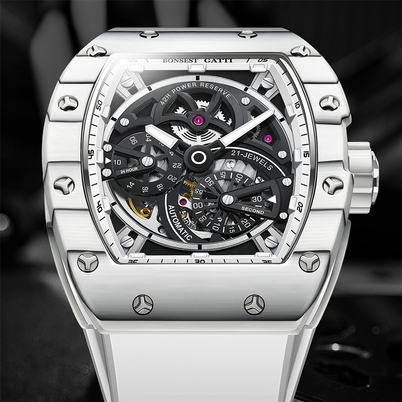 BONEST GATTI Erkek Mekanik Saa - Rubber Strap Diver incelemesi ve fiyatı