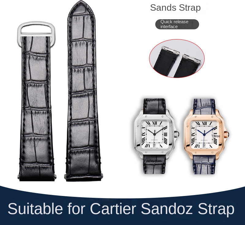 21mm 19mm inek deri saat kayış - Cartier Watch Santos incelemesi ve fiyatı