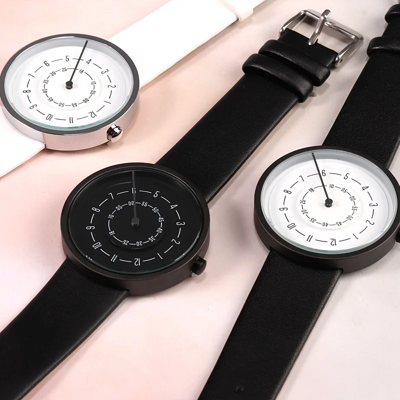2020 yaratıcı saatler moda bas - Leather Watch Band Men incelemesi ve fiyatı