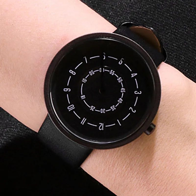 2020 yaratıcı saatler moda bas - Leather Watch Band Men incelemesi ve fiyatı
