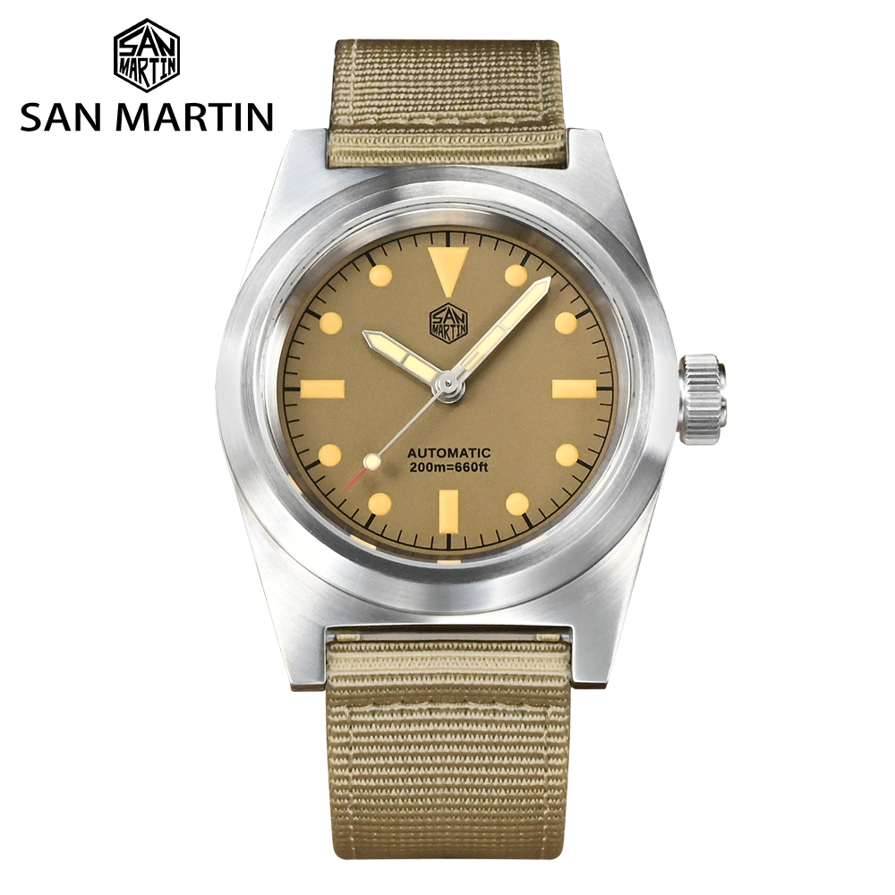 San Martin 38mm Pilot İzle Vin - Tropic Strap Vintage incelemesi ve fiyatı